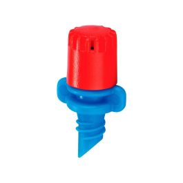 Blue Bird-Altadex Maxi jet pack 10 uds arco riego 360° caudal 52 l/h alcance 1.8-2.9m polipropileno tratamiento anti UV color azul/rojo