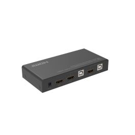 MicroConnect Conmutador KVM HDMI MC-HDMIKVM0201-4K 2x1 4K@60Hz 4:4:4 HDCP 2.2/1.4 18Gbps 3D
