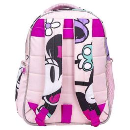 Mochila Escolar Minnie Mouse Rosa 32 x 15 x 42 cm