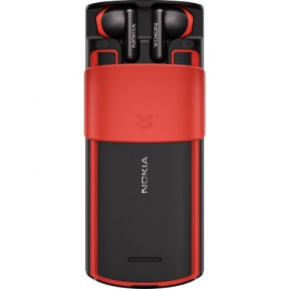 Nokia 5710 XpressAudio Teléfono Móvil con Auriculares Inalámbricos Integrados, MP3, Radio FM, 4G, Negro y Rojo Nokia 5710 XpressAudio Teléfono Móvil con Auriculares Inalámbricos Integrados, MP3, Radio FM, 4G, Negro y Rojo