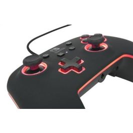 PowerA 1510925-01 Mando con Cable Mejorado Spectra LED para Nintendo Switch, 8 Colores, Efectos LED, Botones Asignables, Compatible con Switch y Switch OLED