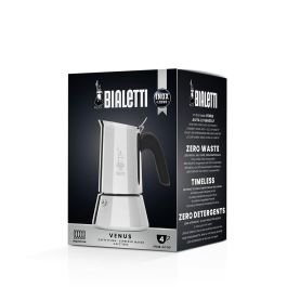 Cafetera Italiana Bialetti NEW VENUS Plateado Metal Acero Inoxidable