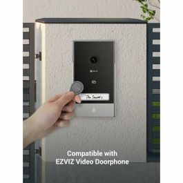 EZVIZ CS-DL-IC-CPU-R200-GR Mando de Entrada Inalámbrico Sin Llave, Llave Electrónica de Acceso, Color Negro, 32x40mm