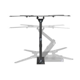 Equip 650413 Soporte TV Pared Orientable Doble Brazo Articulado para Pantallas 23"-55" VESA hasta 400x400 Movimiento Completo Negro