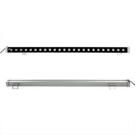 HO-BN-24W-RGB Bañador de Pared LED 24W RGB Mando IP65 Exterior 60° IRC80 Aluminio Soporte Ajustable 40.000H