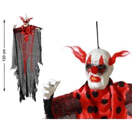 Payaso Colgante Halloween 120 cm - Traje Lunares Rojos y Negros - Decoración Terror Psicológico Precio: 6.9900006. SKU: B19ZTMJJWT