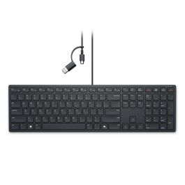 Dell KB525C Teclado con Tecnología de Émbolo, QWERTY Español, USB/USB-C, Teclado Numérico, 15 Teclas de Acceso Directo Programables, Resistente a Salpicaduras Precio: 50.49999977. SKU: B1567A5CXM