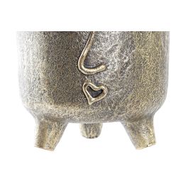 DKD Home Decor Jarron Moderno Dorado Magnesia 33 x 23 x 25.5 cm