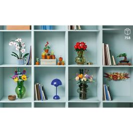 LEGO 10329 Plantas Diminutas Icons: Set de Construcción Adorno Floral para Adultos, 9 Especies Exóticas Sin Mantenimiento