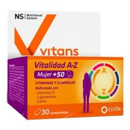 NS Vitans Vitalidad A-Z Mujer 50+ Complemento Alimenticio 30 Comprimidos Precio: 17.6899998. SKU: B17KE3XZ7W
