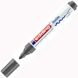 Edding Marcador Textil 4500 Permanente Punta Redonda Gris Fluorescente - Resistente al Lavado