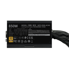 Cooler Master MPE-8506-ACAG-BEU Fuente Alimentación MWE GOLD 850 V3 850W ATX 80 PLUS Gold 24-pin No Modular Negro