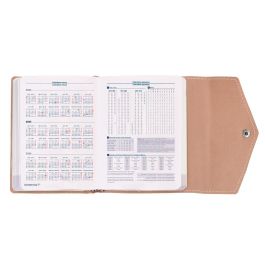 Agenda Encuadernada Liderpapel Psara A5 2025 Dia Pagina Color Rosa Nude Papel 70 gr