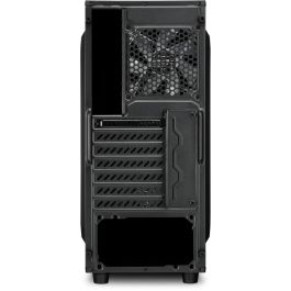 Sharkoon VG7-W RGB Caja de PC Midi Tower ATX Negro con Iluminación RGB para Placas Base ATX, Micro ATX, Mini-ATX