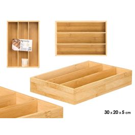 Cubertero Bambu 3 Huecos Kinvara 13x28x5cm (Set de 6) Precio: 18.58999956. SKU: B18RRQMN3Z
