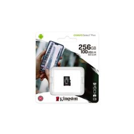 Kingston Canvas Select Plus Tarjeta microSDXC 256 GB Clase 10 UHS-I U1 A1 Rendimiento de Apps, hasta 100 MB/s, Compatible Android, Garantía de por Vida