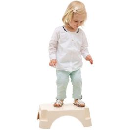 Thermobaby Escalón Infantil Step - Antideslizante y Robusto, ideal para Lavabo y Silla. Soporta hasta 150 kg para seguridad del bebé.
