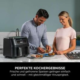 Ninja Freidora de Aire Foodi AF200EU Doble Depósito 7,6 L 2400W 4 Programas de Cocción