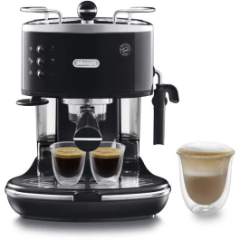 Delonghi ECO 311.BK Cafetera Espresso Icona Classic - Negro Onyx, 1100W, 15 Bar, 1.4L Tanque, Vapor Ajustable Precio: 181.88999994. SKU: B14ZRWY9RL