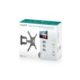 Ewent Soporte Pared TV EW1525 para Pantallas de 23 a 55 Pulgadas con 3 Puntos de Articulación y Extensión hasta 51 cm