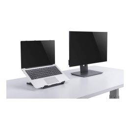 MANHATTAN Soporte para portátil ajustable 10"-15.6" Negro Acero