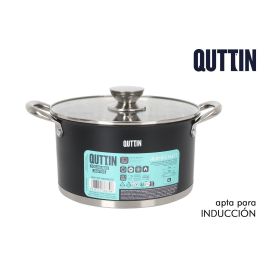 Inde Cacerola Acero Inoxidable 22 cm (4 Litros) con Tapa 'Hermes Matt' (4 Unidades) Precio: 88.9713. SKU: B1HXXG7KMY