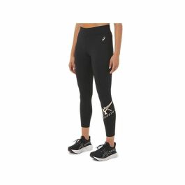 Mallas Deportivas de Mujer Asics Tiger 7/8 Negro
