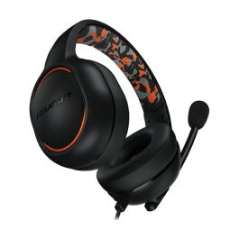 Cougar Gaming Headset Dive Auriculares Gaming Alámbricos Diadema Micrófono Extraíble Cancelación Ruido Negro 20-20000 Hz 50 mW
