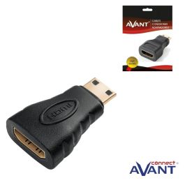 AVANT CONNECT Adaptador Mini HDMI Macho/Hembra, Adaptador Mini HDMI a HDMI Estándar - Referencia: 10PZS Precio: 15.125. SKU: B145HQRFQ4