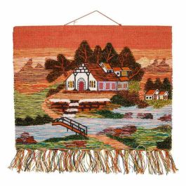 Tapiz Alexandra House Living Multicolor Yute 100 x 80 cm rural Precio: 64.9649002541. SKU: B134X2BQHN