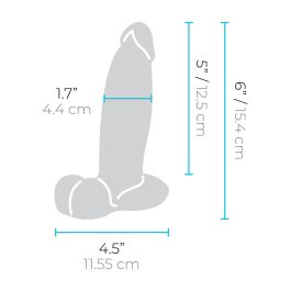 Consolador Realista B-Vibe Silicona (12,6 CM)