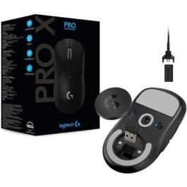 Logitech PRO X SUPERLIGHT Wireless Gaming Mouse, RF Wireless, Lithium Polymer (LiPo), Black Logitech PRO X SUPERLIGHT Wireless Gaming Mouse, RF Wireless, Lithium Polymer (LiPo), Black