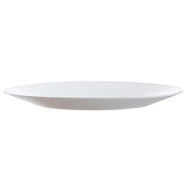 Luminarc Plato Llano Harena 25 cm Vidrio Opal Blanco