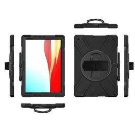 eSTUFF Funda Austin Defender para Microsoft Surface Pro X, Antigolpes con Correa y Soporte 360°, Color Negra