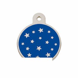 Placa identificativa para collar Imarc PetScribe Passion Azul Plata