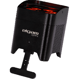 ALGAMLIGHT EVENT PAR 612 HEX IP Foco Profesional LED 6x12W RGBWA+UV, IP65 con Batería y W-DMX para Eventos Interiores/Exteriores