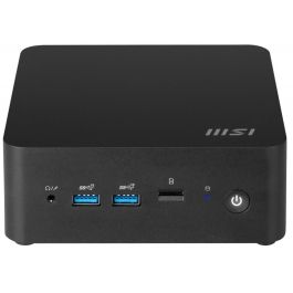 Msi Cubi NUC Barebone Mini PC Intel Core 3 100U | Soporta 64GB DDR5 5200MHz | NVMe M.2 | Wi-Fi 6E | Thunderbolt 4