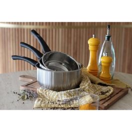 Cacerola - MENASTYL - 6020240 - Acero inoxidable - 14 cm - Apta para todo tipo de fuegos, incluida inducción Cacerola - MENASTYL - 6020240 - Acero inoxidable - 14 cm - Apta para todo tipo de fuegos, incluida inducción
