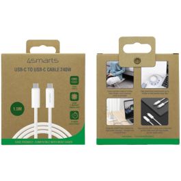 4smarts Cable USB-C PremiumCord 240W 1.5m, blanco
