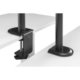 Digitus DA-90436 Soporte de Escritorio para Monitor 17-32" y Portátil, 9KG, VESA 75x75/100x100, Ajustable, Negro