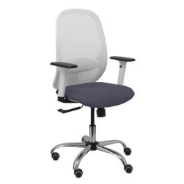 Silla Piqueras Y Crespo Cilanco Blanca Uso Intensivo Brazos Regulables Mecanismo Sincro Con Regulador De Tension Refuerzo Lumbar Regulable Base Cromada Ruedas Parquet Respaldo De Malla Blanca Y Asiento Tapizado Bali Gris Oscuro Precio: 312.59000003. SKU: S5704094