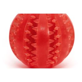 Gloria Pelota Dental TPR 7 cm con Hendiduras para Premios y Limpieza Dental