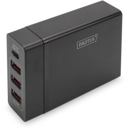 Digitus Cargador 72W 1xUSB-C 20V/3A 3x USB-A 5V/2.4A Negro