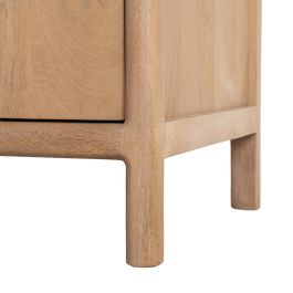 Mueble Tv Natural Madera de Mango Salón 190 X 40 X 45 cm