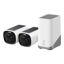 EUFY E40 2-Cam Kit (HomeBase S380) - Kit de Cámaras de Seguridad para Exterior, Inalámbrico y Cableado, 2 Cámaras Precio: 416.99000035. SKU: B1DVPW56YN