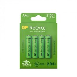GP ReCyko NiMH Battery, AA, 2100mAh, 4-p GP ReCyko NiMH Battery, AA, 2100mAh, 4-p