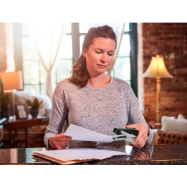 Q-connect Grapadora Tenaza kf14867 Metalizada Negra Tacto Suave Capacidad 25 Hojas Usa Grapas 24/6 y 26/6