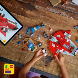 LEGO 75384 Star Wars El Halcón de Fuego Carmesí, Juguete de Construcción con Moto Speeder y Minifiguras
