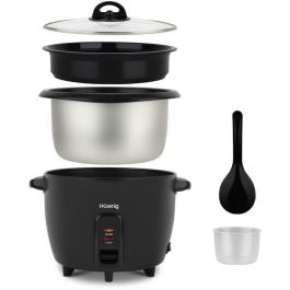 HKoeNIG ORYZA8 - Olla arrocera 1,8L - 700W - Recubrimiento antiadherente - Apagado automático - Patas antideslizantes - Mantiene caliente HKoeNIG ORYZA8 - Olla arrocera 1,8L - 700W - Recubrimiento antiadherente - Apagado automático - Patas antideslizantes - Mantiene caliente