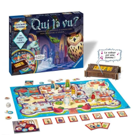 Ravensburger ¿Quién lo vio? Juego de mesa de misterio e investigación para niños a partir de 6 años